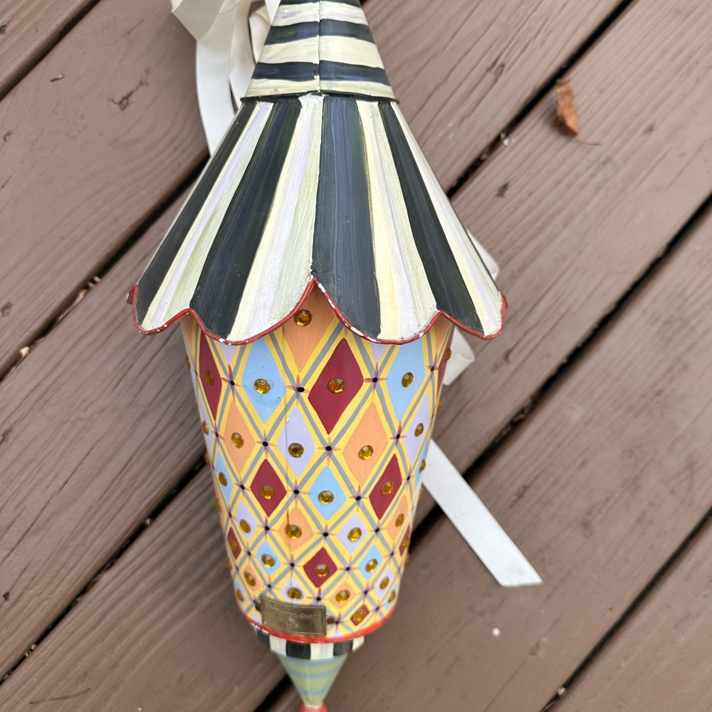 MacKenzie-Childs Multicolor Birdhouse 21” x 11” - Picture 2 of 4